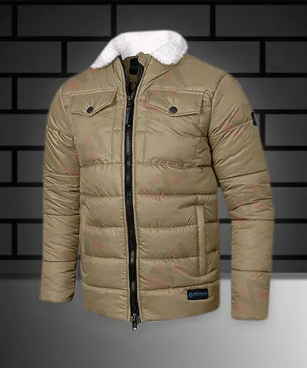 Leather Puffer Jacket